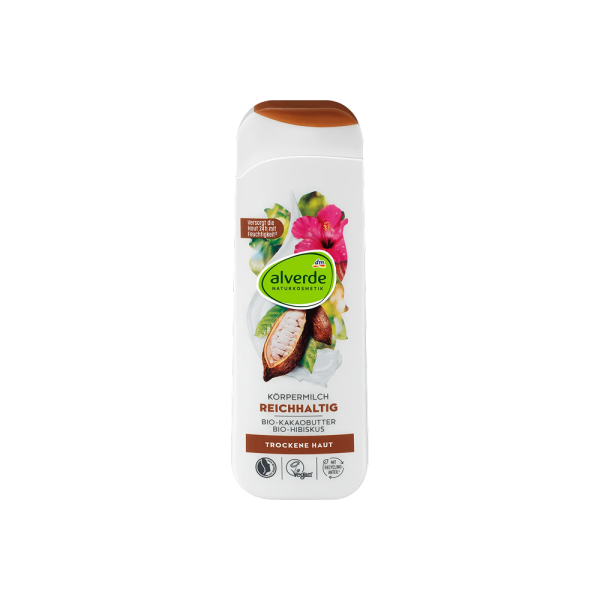 ALVERDE leche corporal manteca de cacao e hibisco 250ml