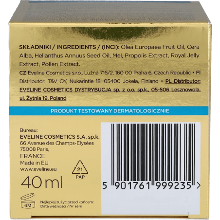 EVELINE COSMETICS Crema de rescate milagrosa egipcia cara, cuerpo, cabello, 40 ml