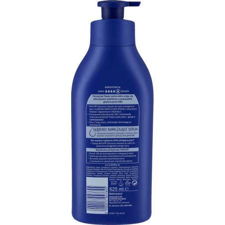 NIVEA Nourishing Body Milk with Pump, 625 ml