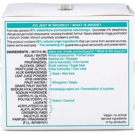 GARNIER Crema Facial Hidratante Gel Ligero, 50 ml