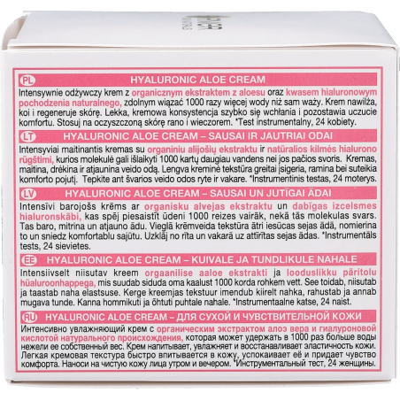 GARNIER Crema Facial Nutritiva Hialurónica Aloe Light, 50 ml