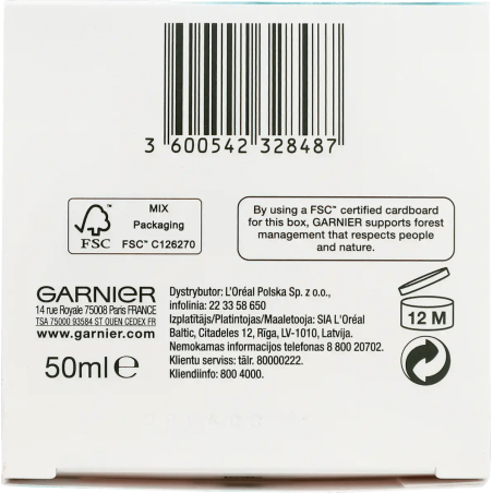 GARNIER Hyaluronic Aloe Light Nourishing Face Cream, 50 ml